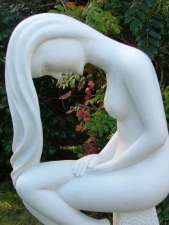 Statues & Sculptures Modern-Europa 80cm Marble Resin Garden Statue