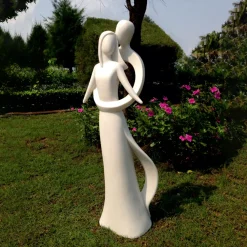 Statues & Sculptures Modern-Everlasting Love 118cm Marble Resin Garden Statue