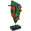 Statues & Sculptures Table Top|Abstract-Evolving Visage 59cm Abstract Metal Indoor Sculpture