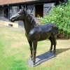 Statues & Sculptures Horses-Extra Large Wild Horse Bronze Metal Garden Statue