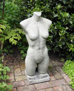 Statues & Sculptures Modern-Female Torso Modern Stone Garden Ornament