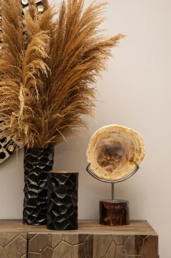 Statues & Sculptures Table Top|Abstract-Forest Fusion 38cm Wood Indoor Sculpture