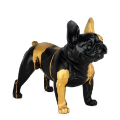 Statues & Sculptures Table Top|Floor Standing-French Bulldog 40cm Black Resin Indoor Sculpture
