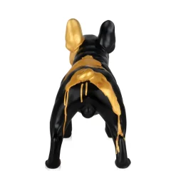 Statues & Sculptures Table Top|Floor Standing-French Bulldog 40cm Black Resin Indoor Sculpture