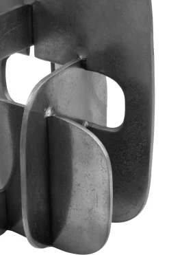 Statues & Sculptures Table Top|Abstract-Fusion 33cm Black Metal Indoor Sculpture