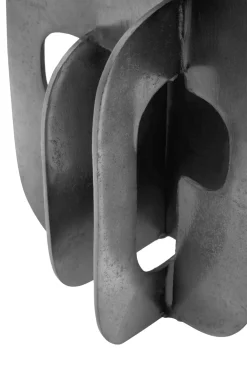 Statues & Sculptures Table Top|Abstract-Fusion 33cm Black Metal Indoor Sculpture