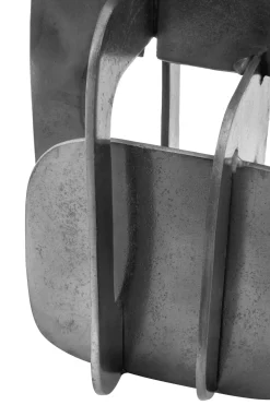 Statues & Sculptures Table Top|Abstract-Fusion 33cm Black Metal Indoor Sculpture