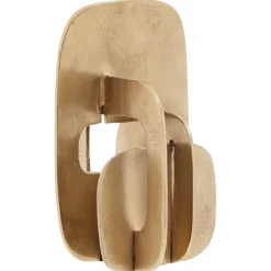 Statues & Sculptures Table Top|Abstract-Fusion 33cm Gold Metal Indoor Sculpture