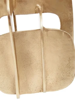 Statues & Sculptures Table Top|Abstract-Fusion 33cm Gold Metal Indoor Sculpture