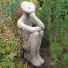 Statues & Sculptures Modern-Georgie Modern Stone Garden Statue