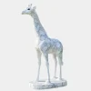 Statues & Sculptures Wildlife|Modern-Gigantic Giraffe 350cm White Marble Garden Statue v3