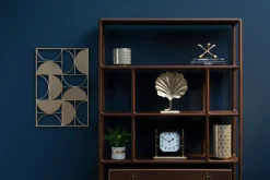 Statues & Sculptures Table Top|Contemporary-Ginkgo Leaf 28cm Gold Metal Indoor Sculpture