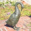 Statues & Sculptures Goose-Goose 55cm Bronze Metal Garden Ornament