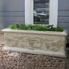Statues & Sculptures Troughs|Large-Grand Athena Trough Stone Garden Planter