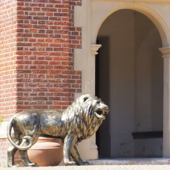 Statues & Sculptures Wildlife|Lions-Grand Lions Bronze Metal Garden Statues
