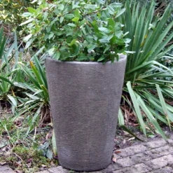 Statues & Sculptures Large|Round-Grand Long Tom Vase Stone Garden Planter