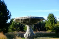 Statues & Sculptures Water Features-Grand Single Tier 4m Emerald Marble Stone Water Fountain Feature