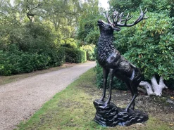 Statues & Sculptures Stags & Deers-Grand Stag Life-Size 292cm Metal Bronze Garden Statue