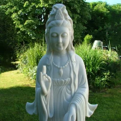 Statues & Sculptures Buddha-Guanyin Bodhisattva 120cm Marble Resin Garden Statue