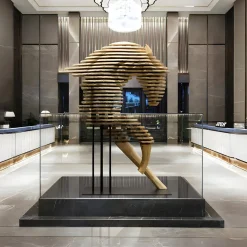 Statues & Sculptures Floor Standing|Abstract-Harmonic Horse 160cm Bronze Metal Garden Sculpture v1