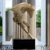 Statues & Sculptures Floor Standing|Abstract-Harmonic Horse 160cm Bronze Metal Garden Sculpture v2