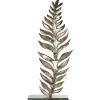 Statues & Sculptures Table Top|Contemporary-Harmonic Leaf 67cm Metal Indoor Sculpture
