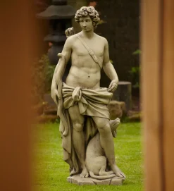 Statues & Sculptures Roman-Hunter and Diana 140cm Stone Garden Statues