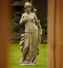 Statues & Sculptures Roman-Hunter and Diana 140cm Stone Garden Statues