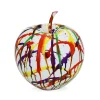 Statues & Sculptures Table Top|Contemporary-Iconic Apple 30cm Multicolour Resin Indoor Sculpture