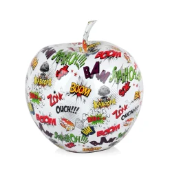 Statues & Sculptures Table Top|Pop Art-Iconic Apple 30cm Pop Art Resin Indoor Sculpture