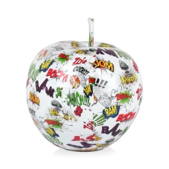 Statues & Sculptures Table Top|Pop Art-Iconic Apple 30cm Pop Art Resin Indoor Sculpture