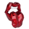 Statues & Sculptures Wall Art|Contemporary-Iconic Lips 42cm Red Resin Wall Sculpture