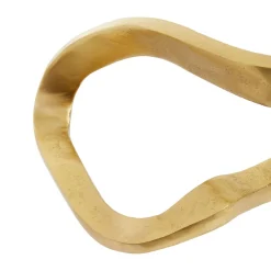 Statues & Sculptures Table Top|Abstract-Infinite Loop 17cm Gold Metal Indoor Sculpture