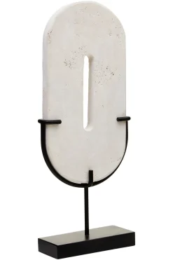 Statues & Sculptures Table Top|Abstract-Infinite Oval 60cm Stone Indoor Sculpture