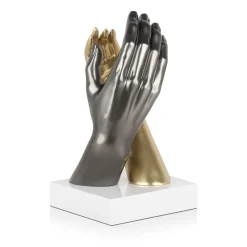 Statues & Sculptures Table Top|Contemporary-Infinite Touch 36cm Gold Resin Indoor Sculpture