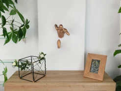 Statues & Sculptures Figurative|Wall Art-Infinity Man 28cm Bronze Resin Wall Sculpture