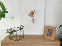 Statues & Sculptures Figurative|Wall Art-Infinity Woman 28cm Bronze Resin Wall Sculpture