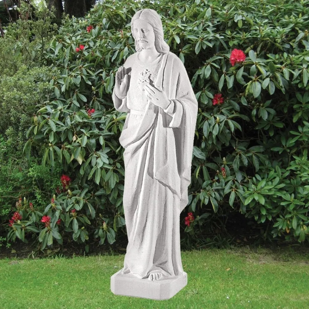 Statues & Sculptures Jesus-Jesus Christ 97cm Marble Resin Garden Statue