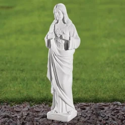 Statues & Sculptures Jesus-Jesus Christ 37cm Marble Resin Garden Statue