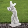 Statues & Sculptures Jesus-Jesus Christ 58cm Marble Resin Garden Statue
