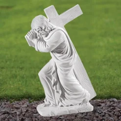 Statues & Sculptures Jesus-Jesus Christ 38cm Marble Resin Garden Statue