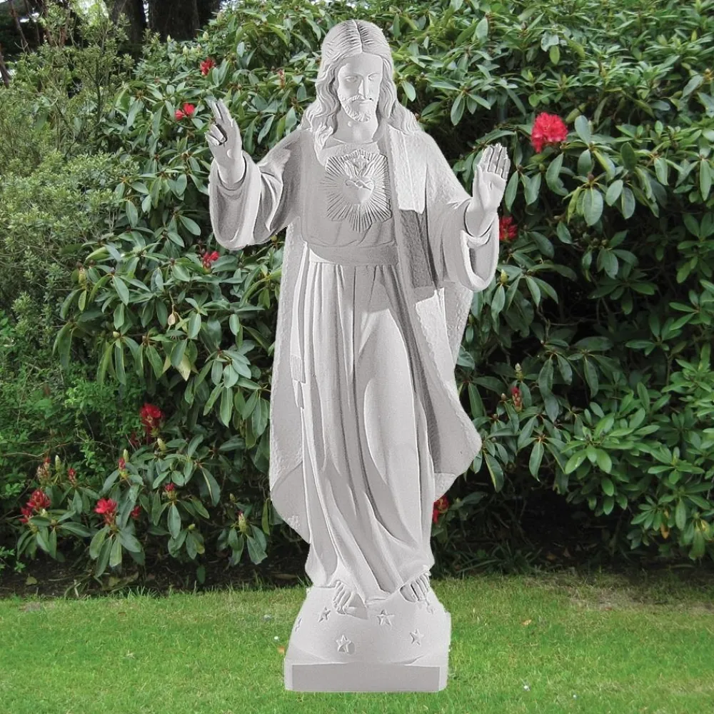 Statues & Sculptures Jesus-Jesus Christ 83cm Marble Resin Garden Statue