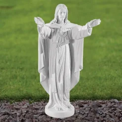 Statues & Sculptures Jesus-Jesus Christ 79cm Marble Resin Garden Statue