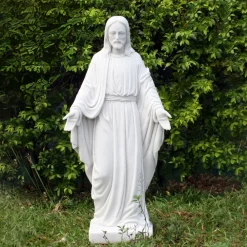 Statues & Sculptures Jesus-Jesus 80cm Marble Resin Garden Statue