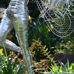 Statues & Sculptures Fairies-Kaida Fairy 90cm Metal Wire Garden Sculpture
