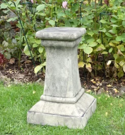 Statues & Sculptures Plinths & Pedestals-Keymer Column Stone Garden Pedestal