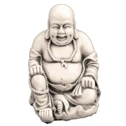 Statues & Sculptures Buddha-Laughing Buddha Antique Stone Garden Statue