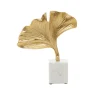 Statues & Sculptures Table Top|Contemporary-Leaf of Light 30cm Gold Metal Indoor Sculpture