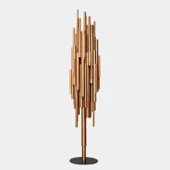 Statues & Sculptures Floor Standing|Abstract-Light Symphony 165cm Copper Metal Garden Sculpture