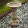Statues & Sculptures Bird Baths-Lions Foot Design Stone Garden Birdbath